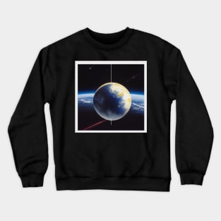 Vintage Retro Planet Crewneck Sweatshirt